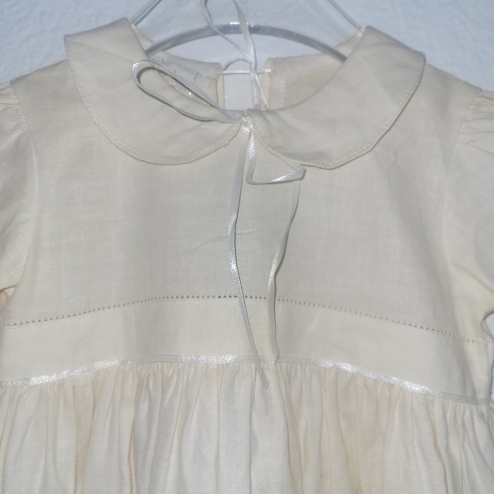 3/$20 Vintage Rendezvous Inc. New Orleans Cream Christening Baptisim Gown - Picture 2 of 11